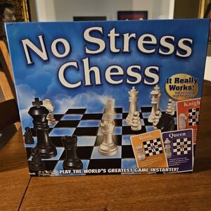 No Stress Chess Game Men Women Children